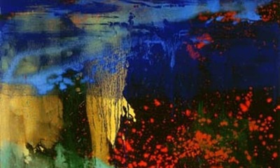 Abstract painting of colors