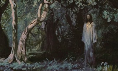 Painting of Jesus in the Garden