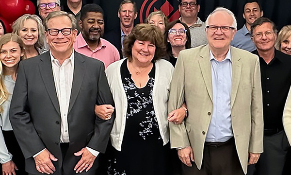 pictured left to right: Tom Wilson, Beth Starr, Steve Rundle