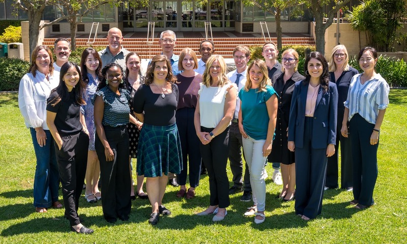 image shows a group photo of all the faculty members.