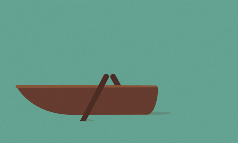 graphic of rowboat