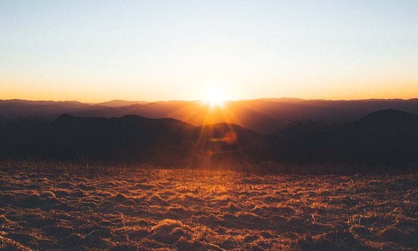 stock image of sunset