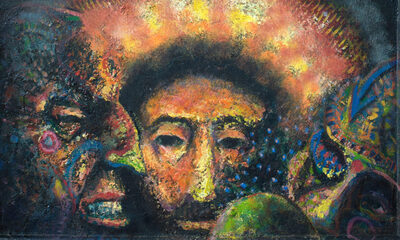 The Temptation of Christ - oil on canvas