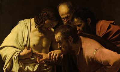 The Incredulity of St. Thomas - oil on canvas