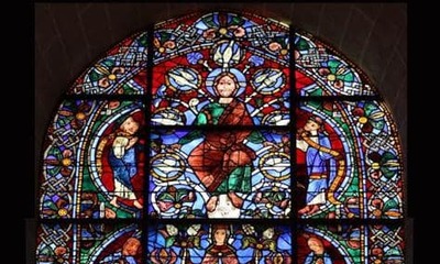 stained glass window