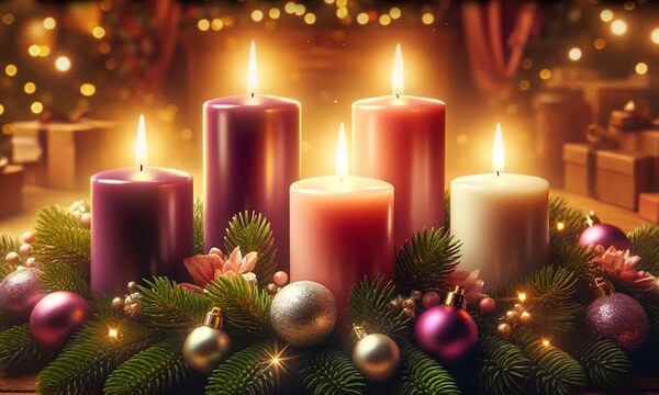 festive candles