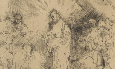 Christ Appearing to His Disciples Rembrandt