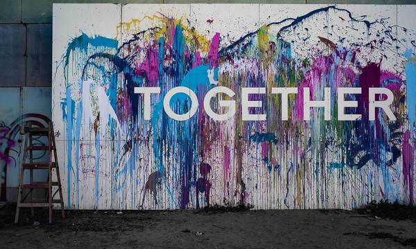 wall art with paint
