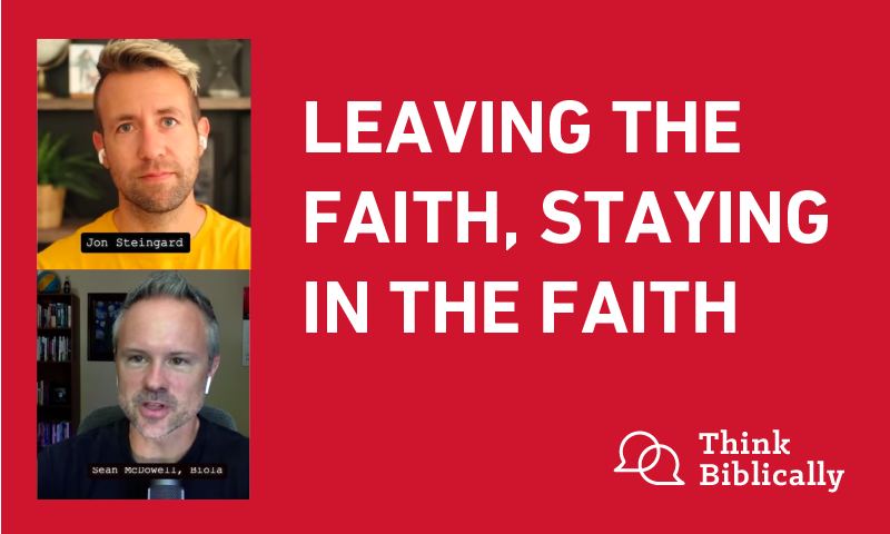 [Bonus Podcast] Leaving the Faith, Staying in the Faith