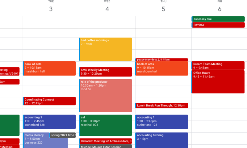 Google Calendar Tips and Tricks Becoming Biola Biola University