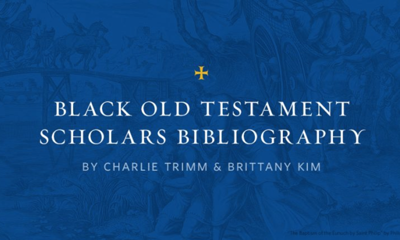 black old testament scholars bibliography