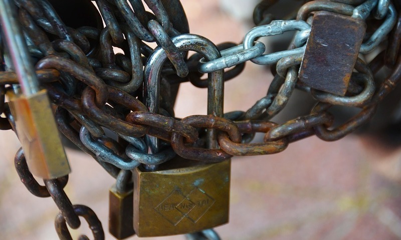 image of lock and chains