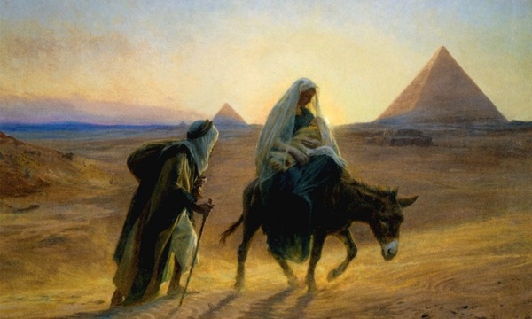 flight to egypt