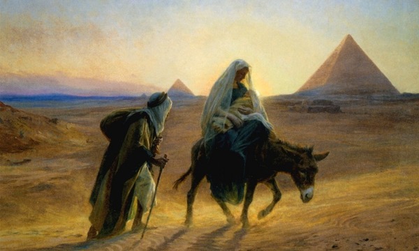 flight to egypt