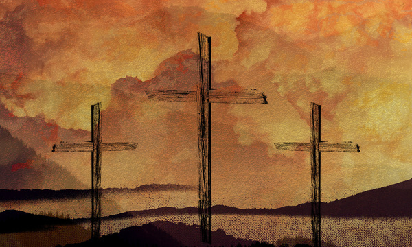 Three crosses