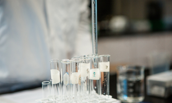 Test tubes in a laboratory