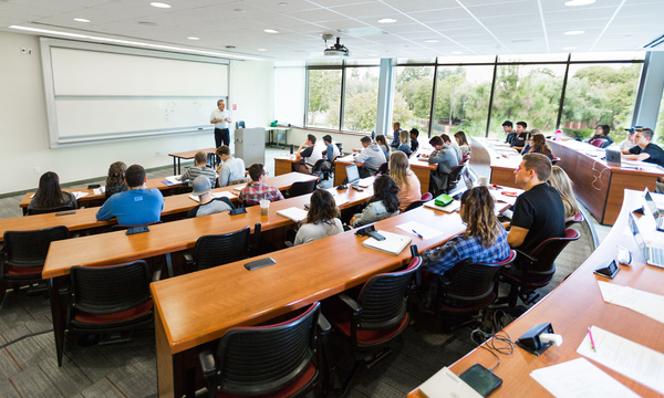 Classroom of students