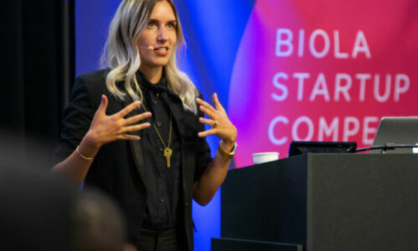 presentation moment taken at the Startup Competition