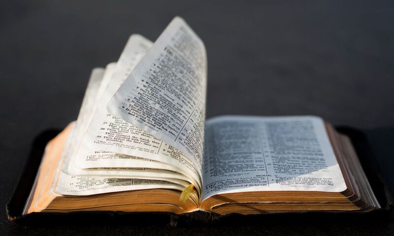 Image shows Holy Bible
