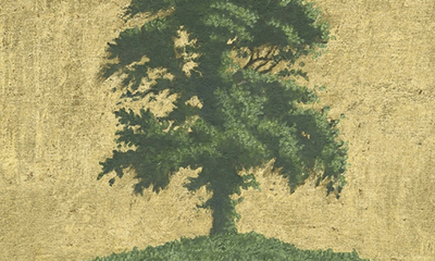 Oak Tree with Gold