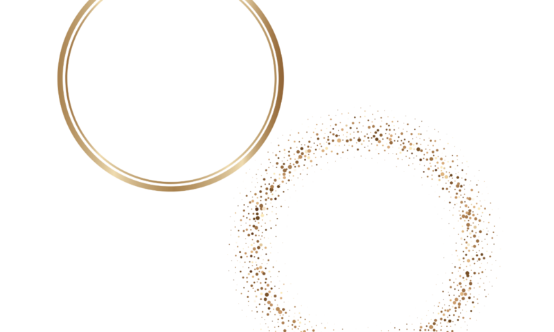 image shows two circles