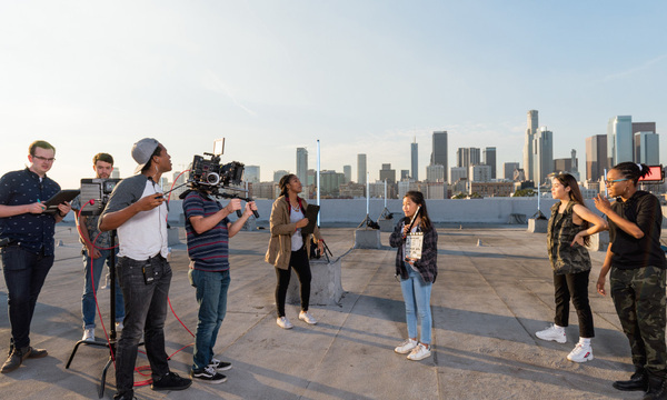 CMA students filming