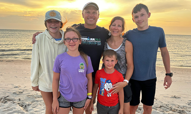 Dr. Gary Osmundsen with family