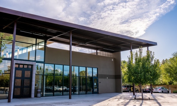 image shows Phoenix Seminary library
