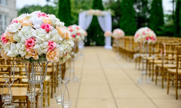 image shows wedding venue