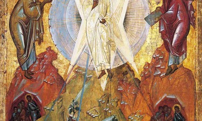 Painting of Christ's transfiguration