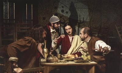 Painting of dinner at Emmaus