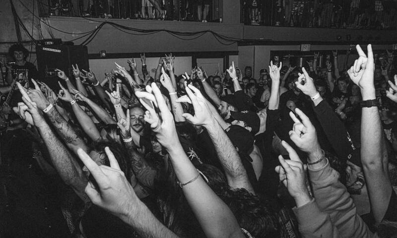 image shows people cheering