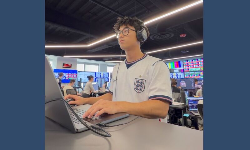 image shows Jonathan Kim working