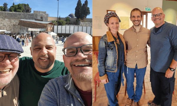 Image shows Tim Muehlhoff in Israel