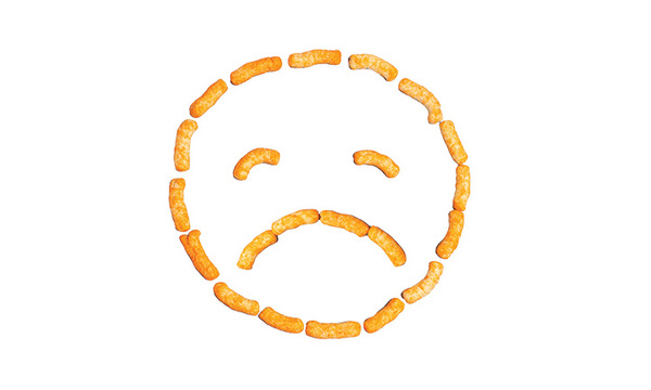 frownie face of cheetos