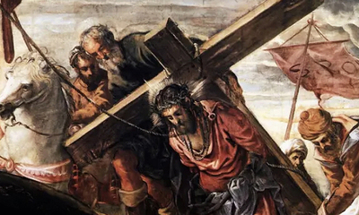 The Ascent to Calvary by Jacopo Tintoretto