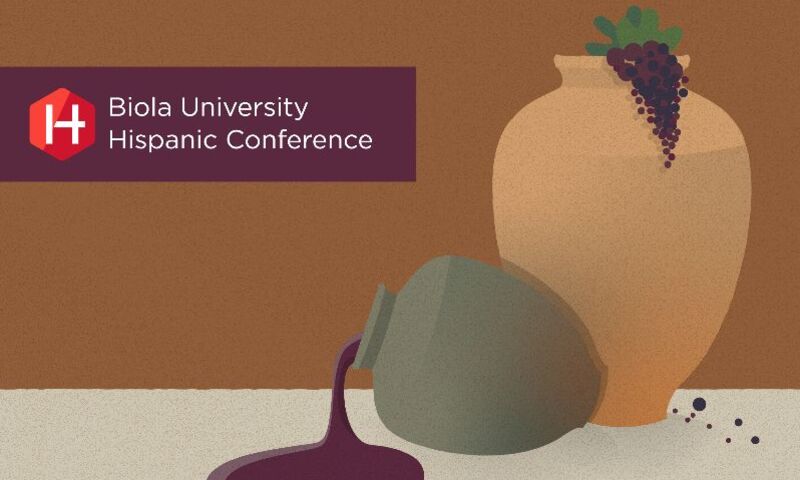 Image shows Biola Hispanic Conference information 