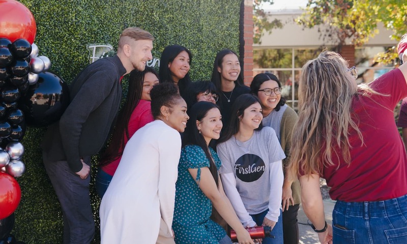 Image shows attendees of the National FirstGen Day celebration 