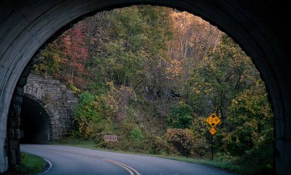 Image shows two roads