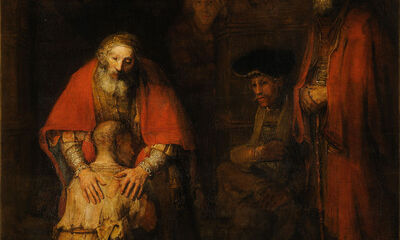 Painting of the return of the prodigal son