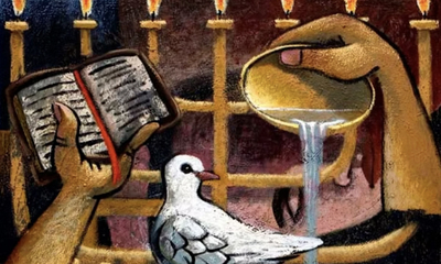 Go, Teach and Baptize - oil on canvas