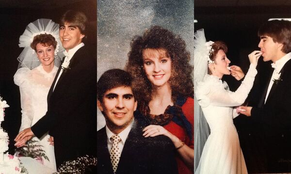 Chris and Alisa as Newleyweds
