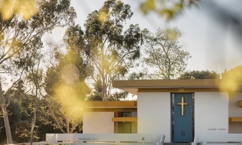 image shows Calvary Chapel at Biola