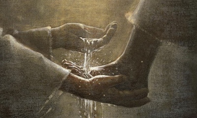 Christ the Servant - oil on canvas