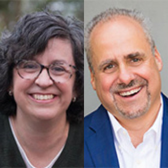 Ali Llewellyn and Ron Carucci