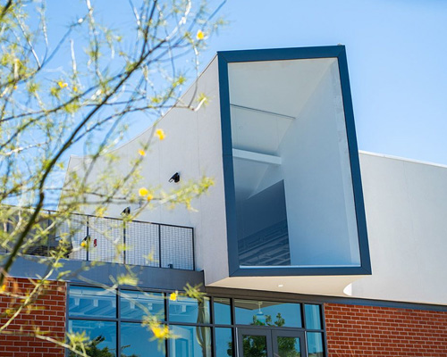 Exterior view of the Bardwell Hall building. 