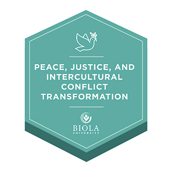 Badge: Peace, Justice, and Intercultural Conflict Transformation