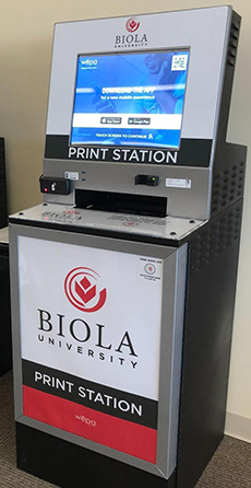 Print in the Library - Library - Biola University