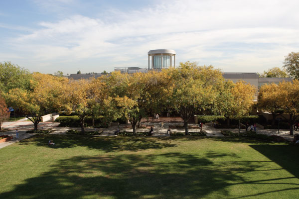 Biola Library viewed from Metzger lawn