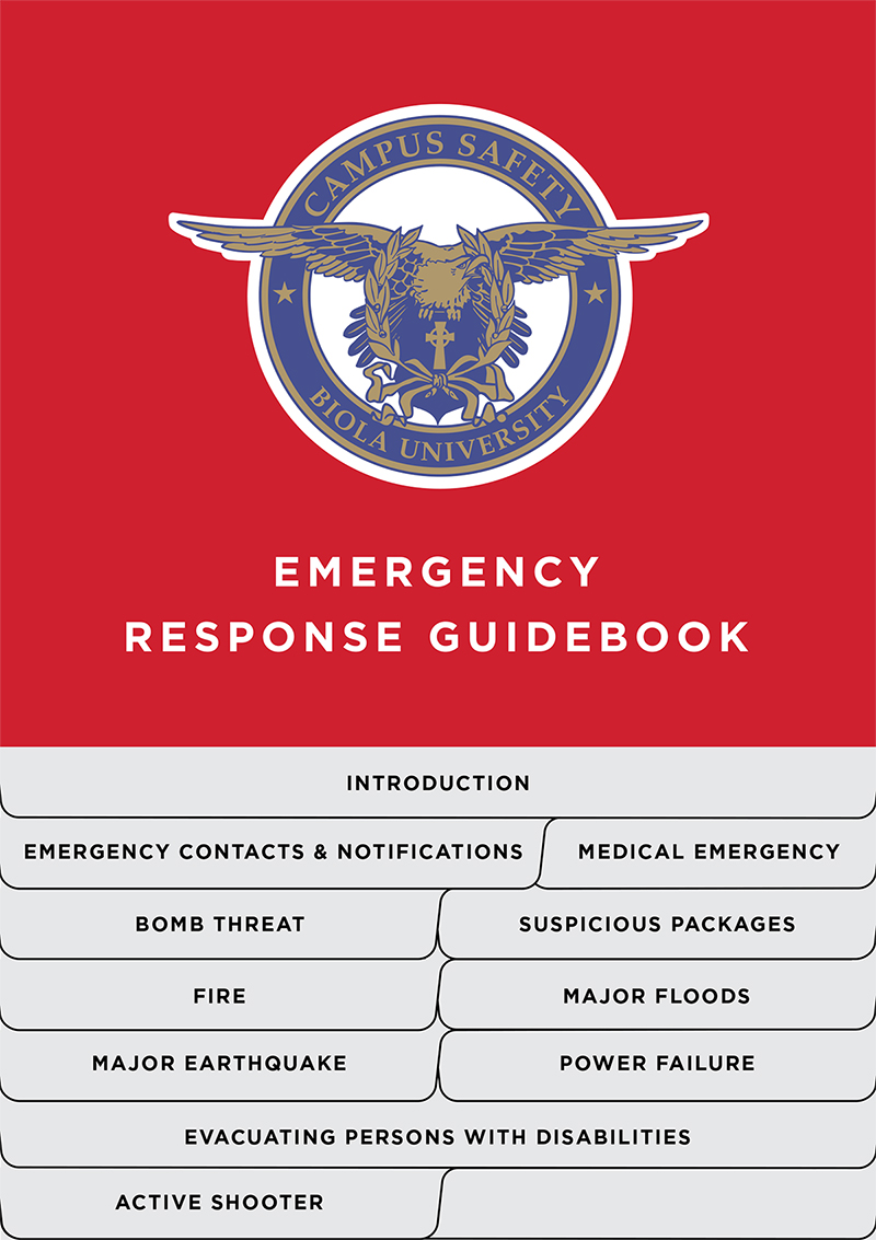 Emergency Response Guidebook Campus Safety Biola University